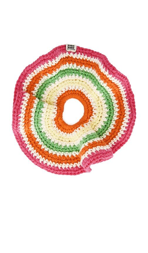 marie marie amsterdam scrunchie in pink,green.