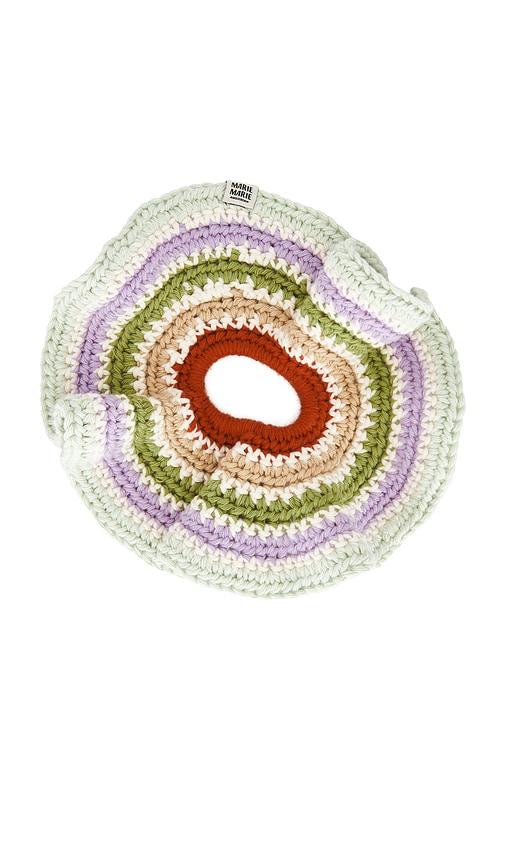 marie marie amsterdam scrunchie in purple,green.