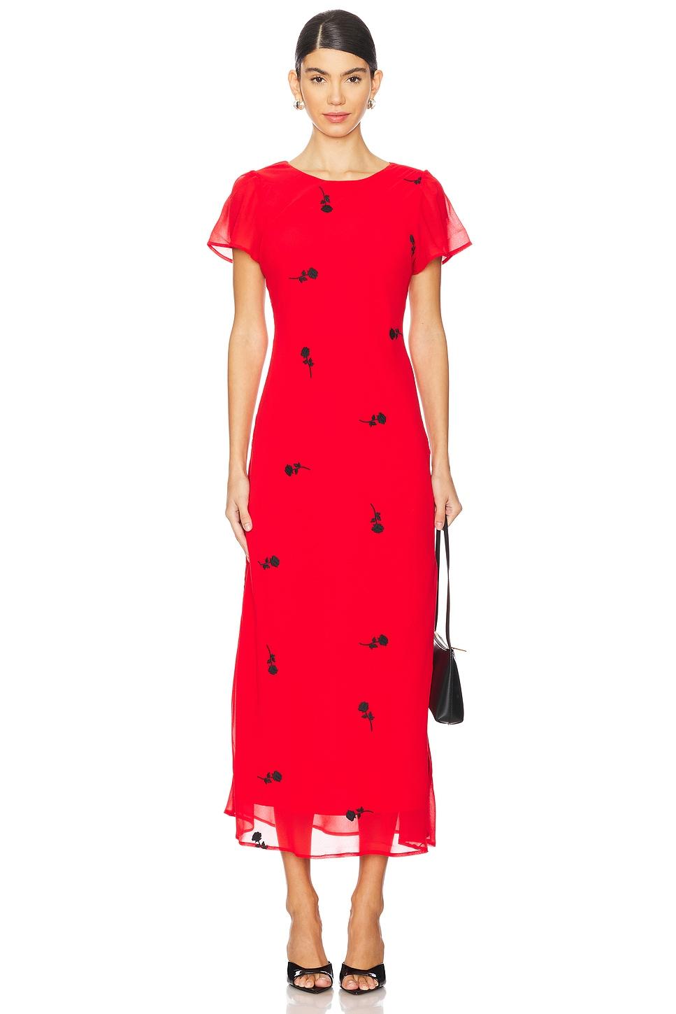 marie rose embroidered dress