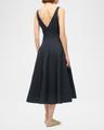 marieta grosgrain midi dress