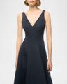 marieta grosgrain midi dress