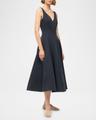 marieta grosgrain midi dress