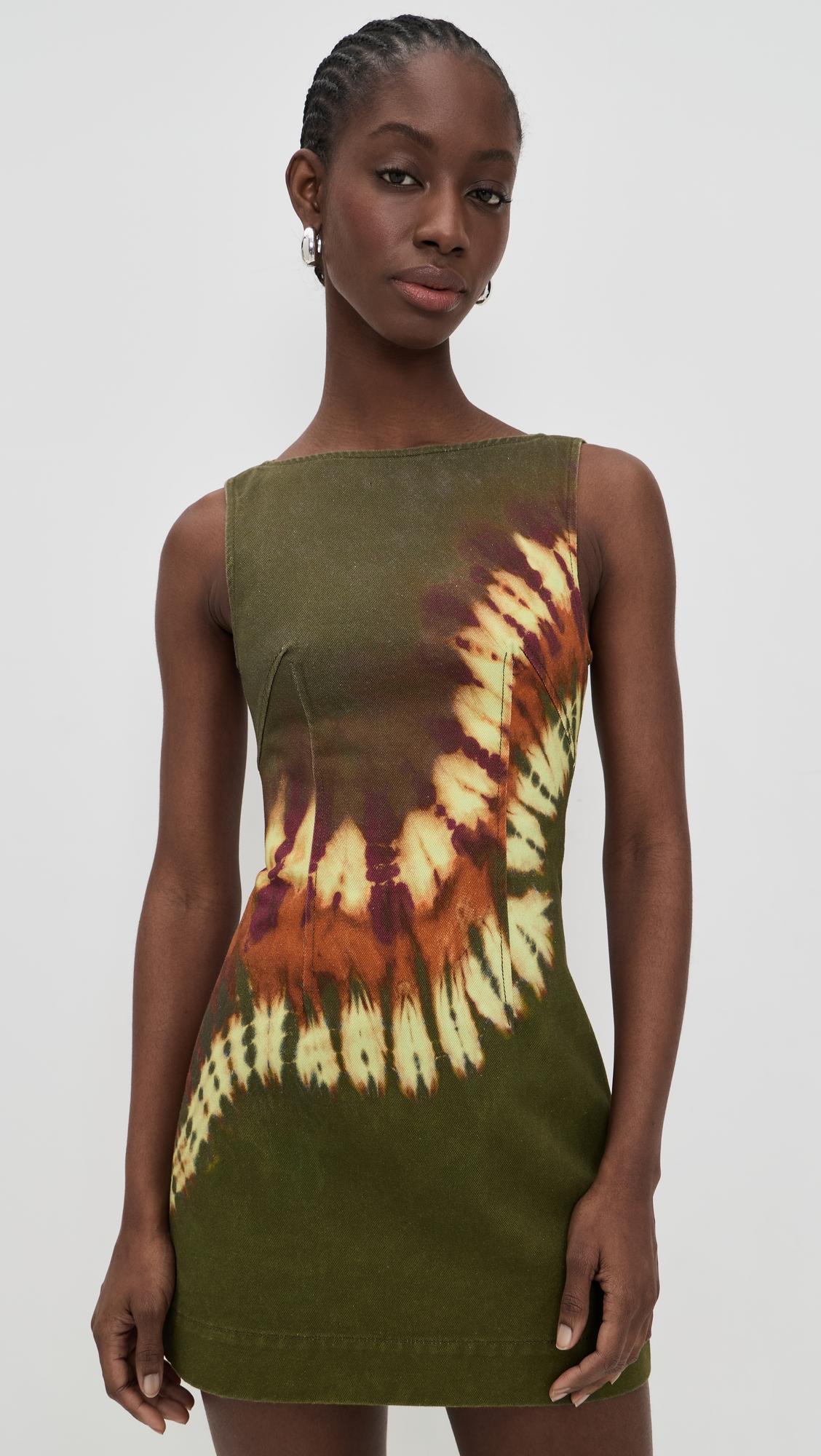 marilyn denim mini dress