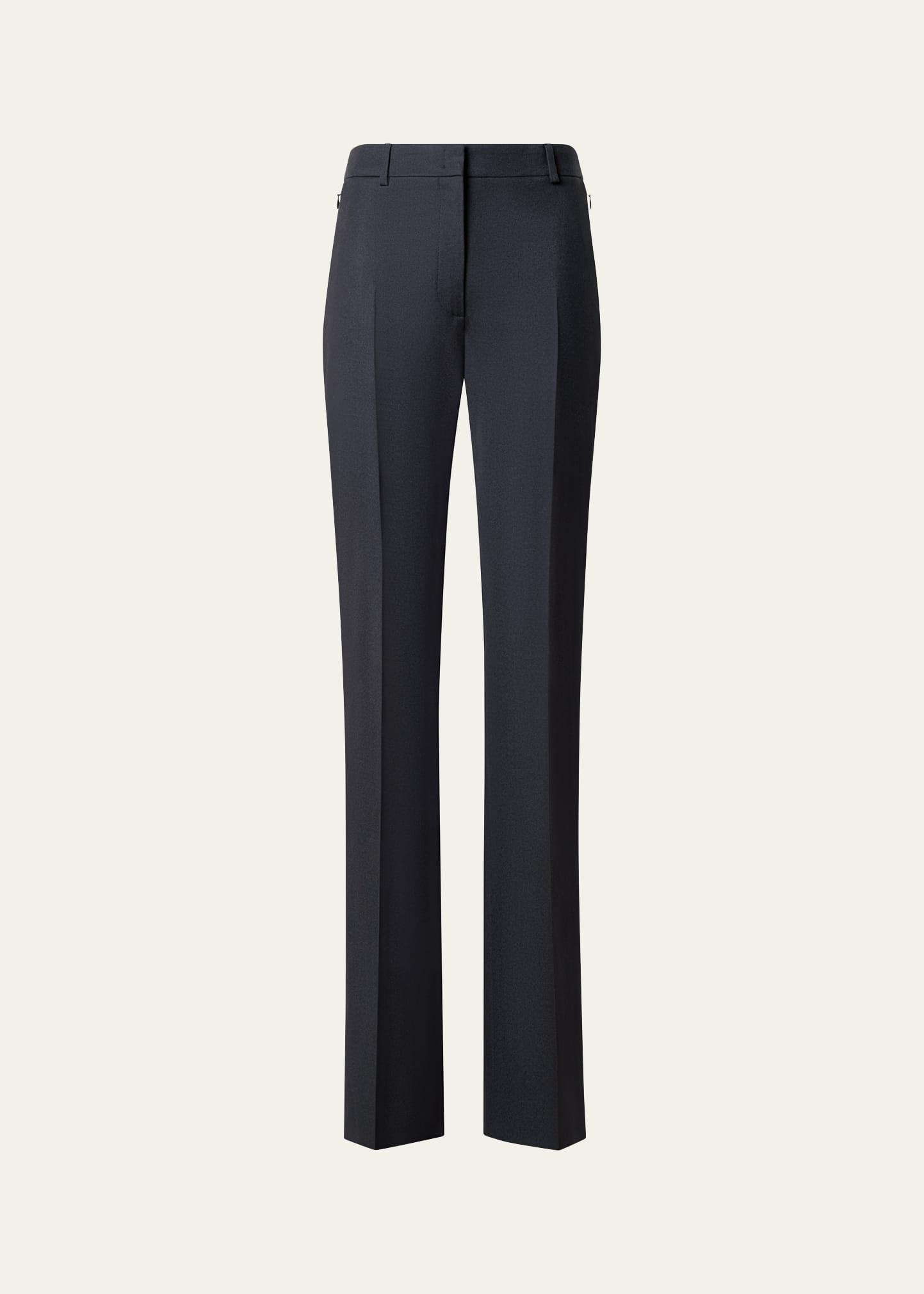 marilyn wool-blend bootcut pants