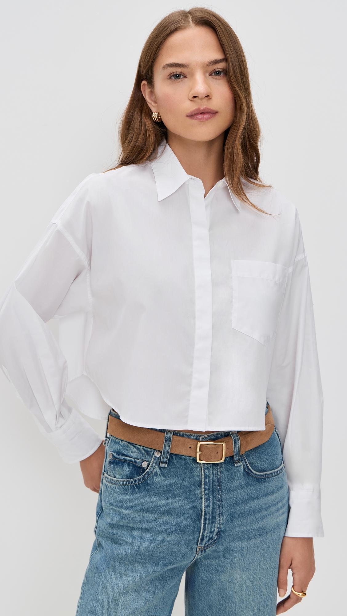 marin cropped shirt