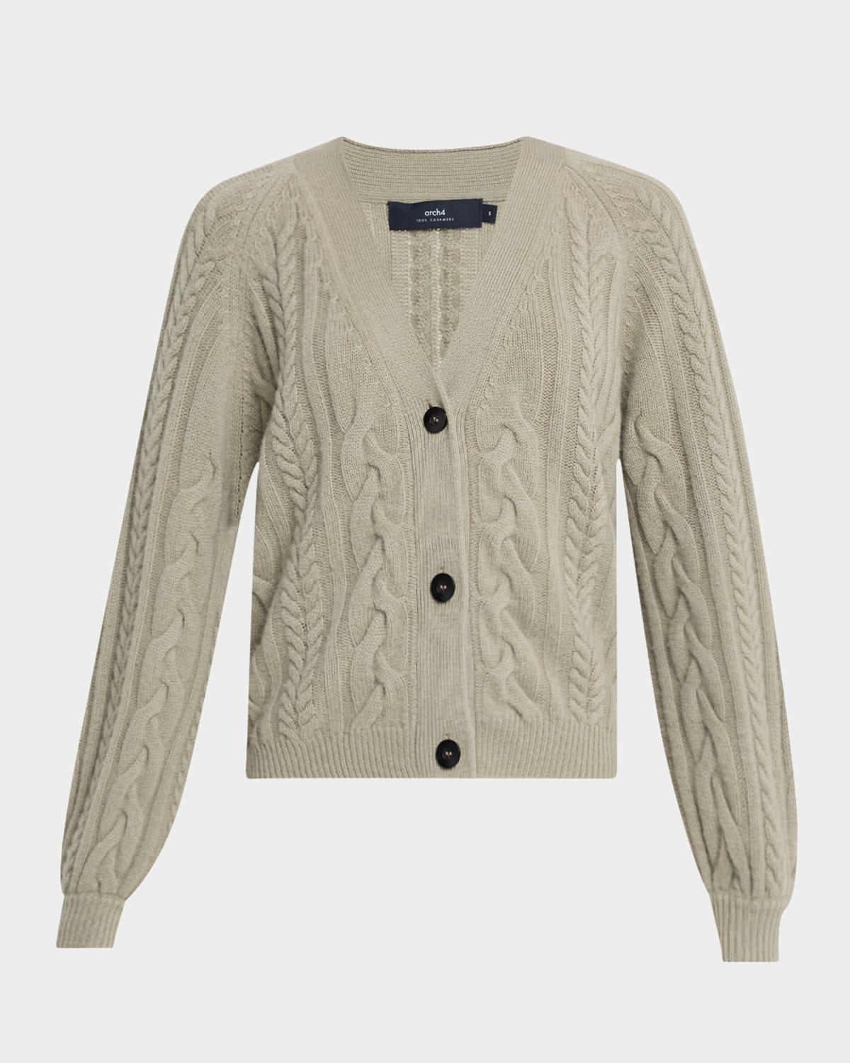 marina cable-knit cashmere sweater