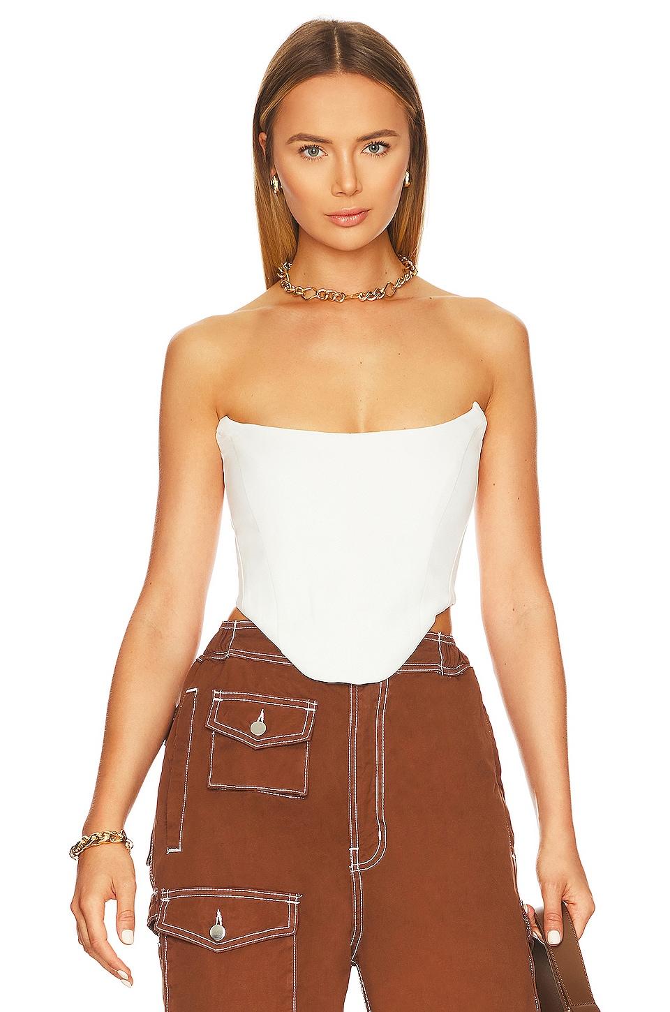 marine corset bustier