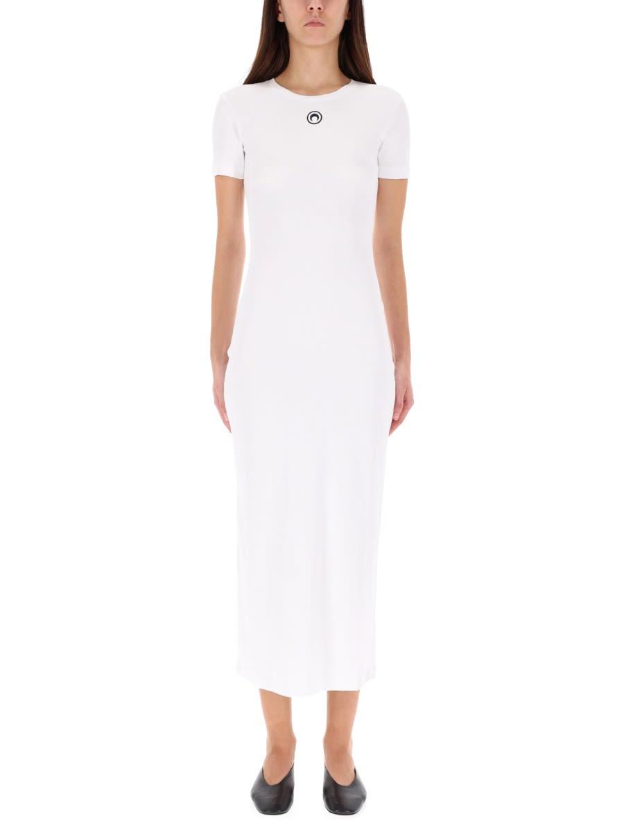 marine serre midi dress moon