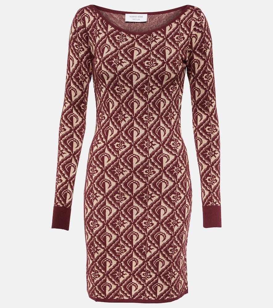 marine serre moon diamant jacquard wool