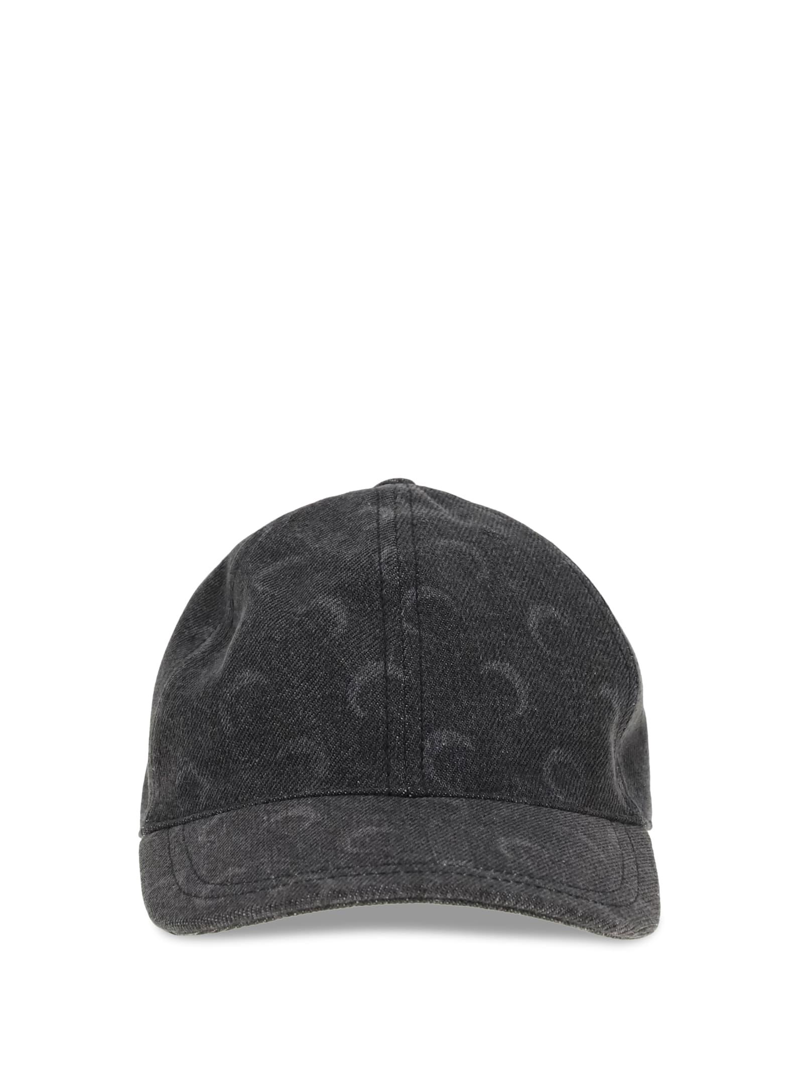 marine serre moon laser denim baseball hat