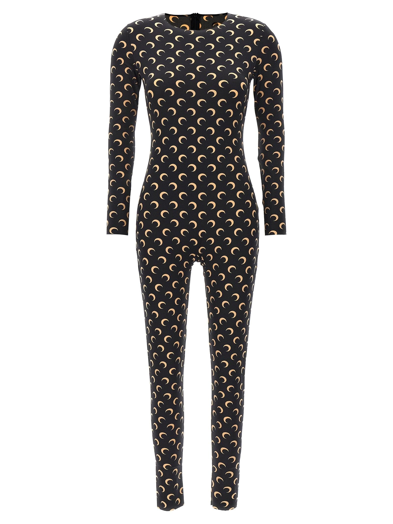 marine serre moon printed catsuit