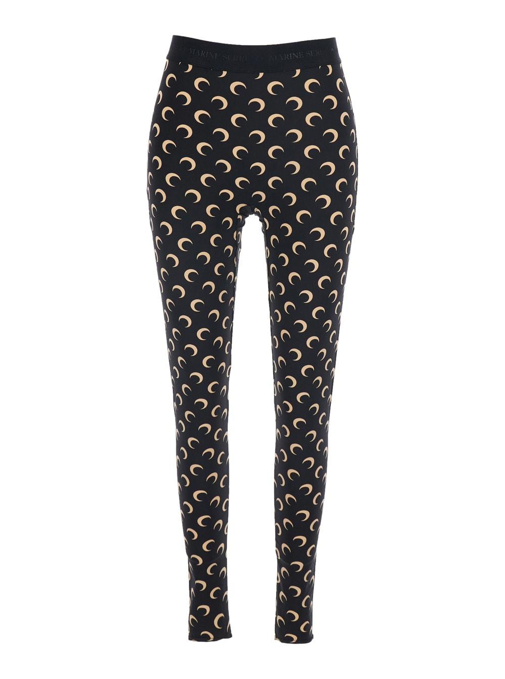marine serre moon printed jersey legging