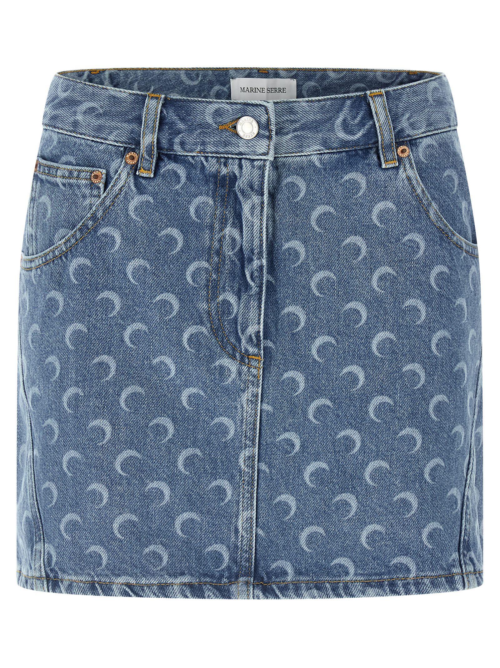 marine serre moon skirt