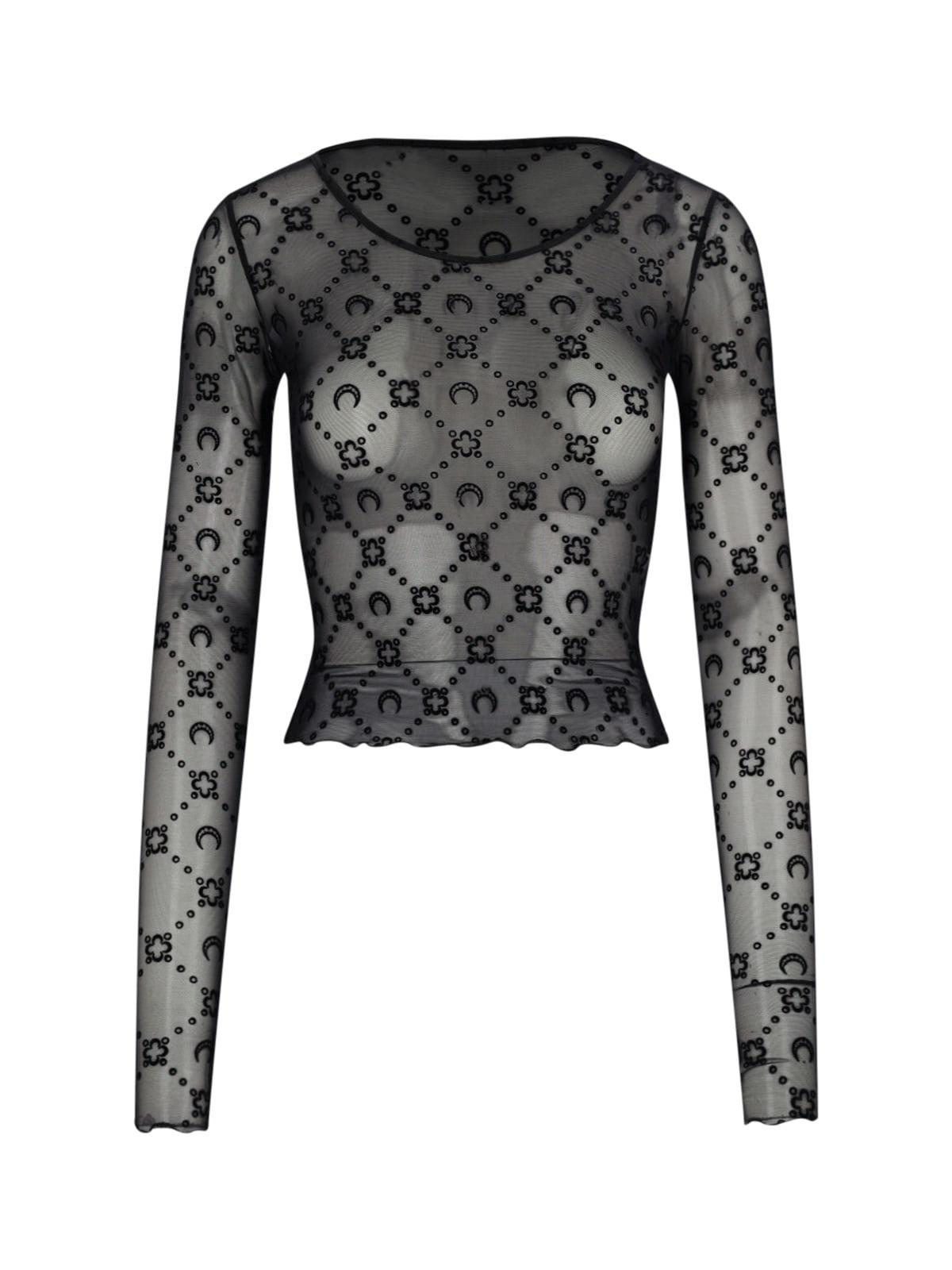 marine serre moonogoram crop top