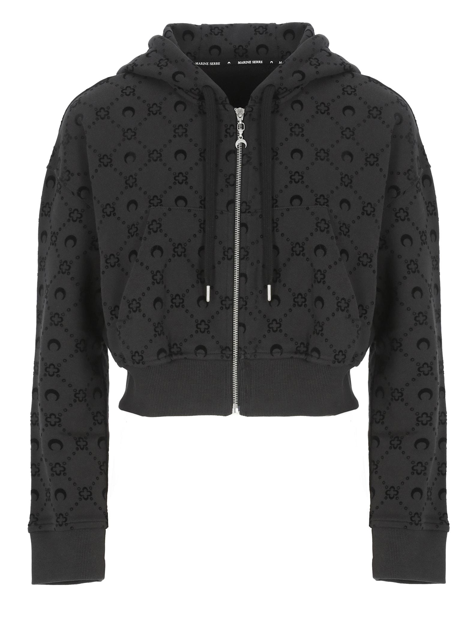 marine serre moonogram hoodie