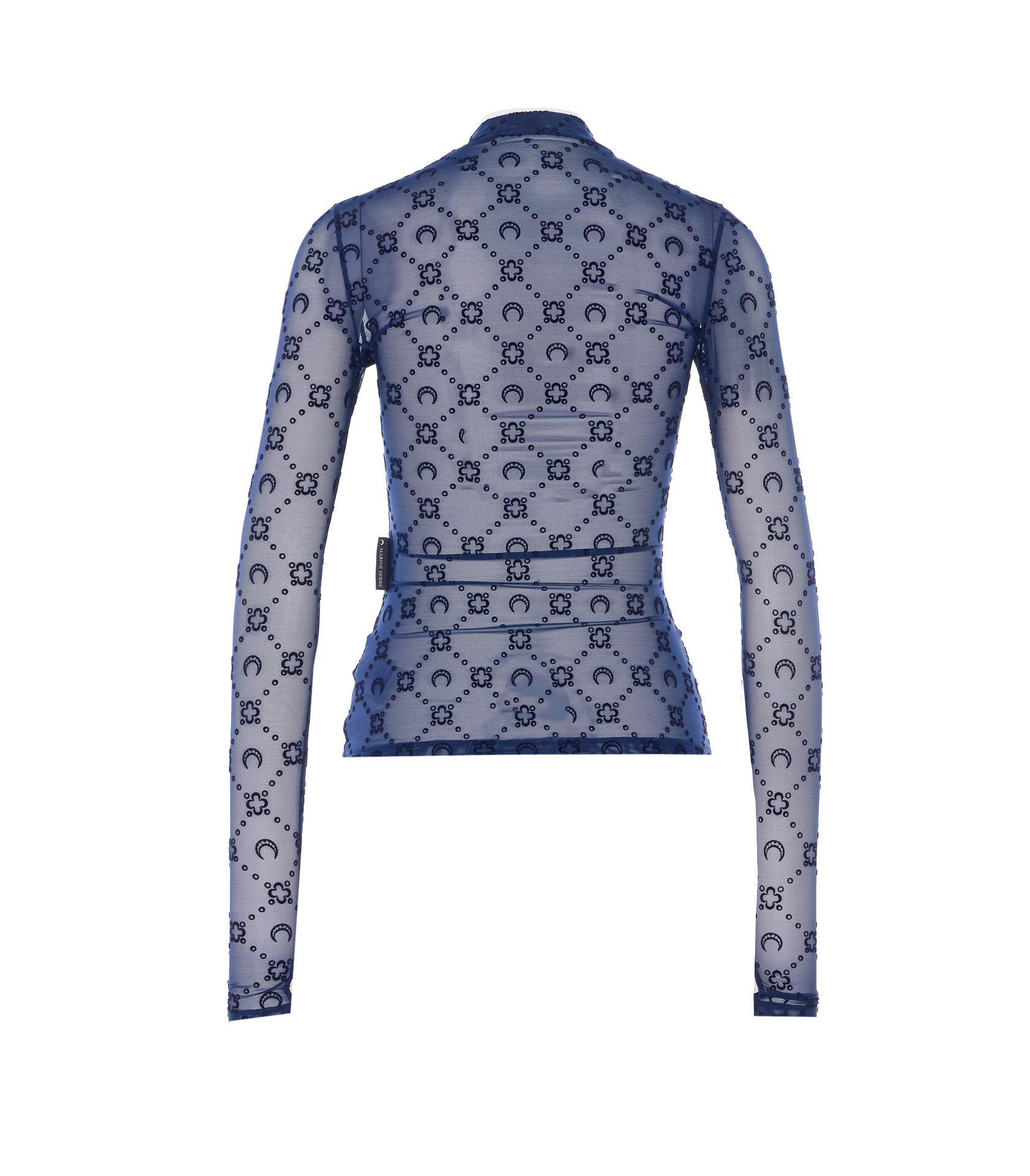 marine serre top blue polyamide - women