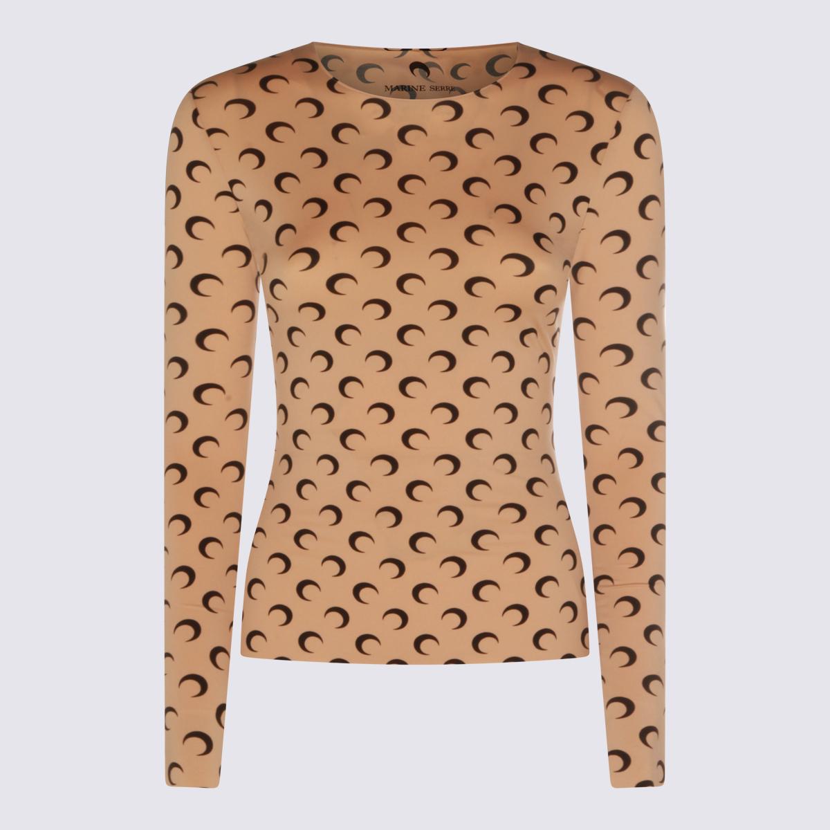 marine serre top brown _pa ea - women