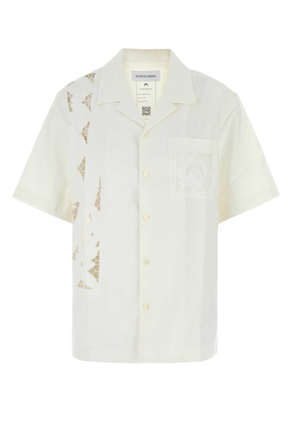 marine serre white cotton shirt