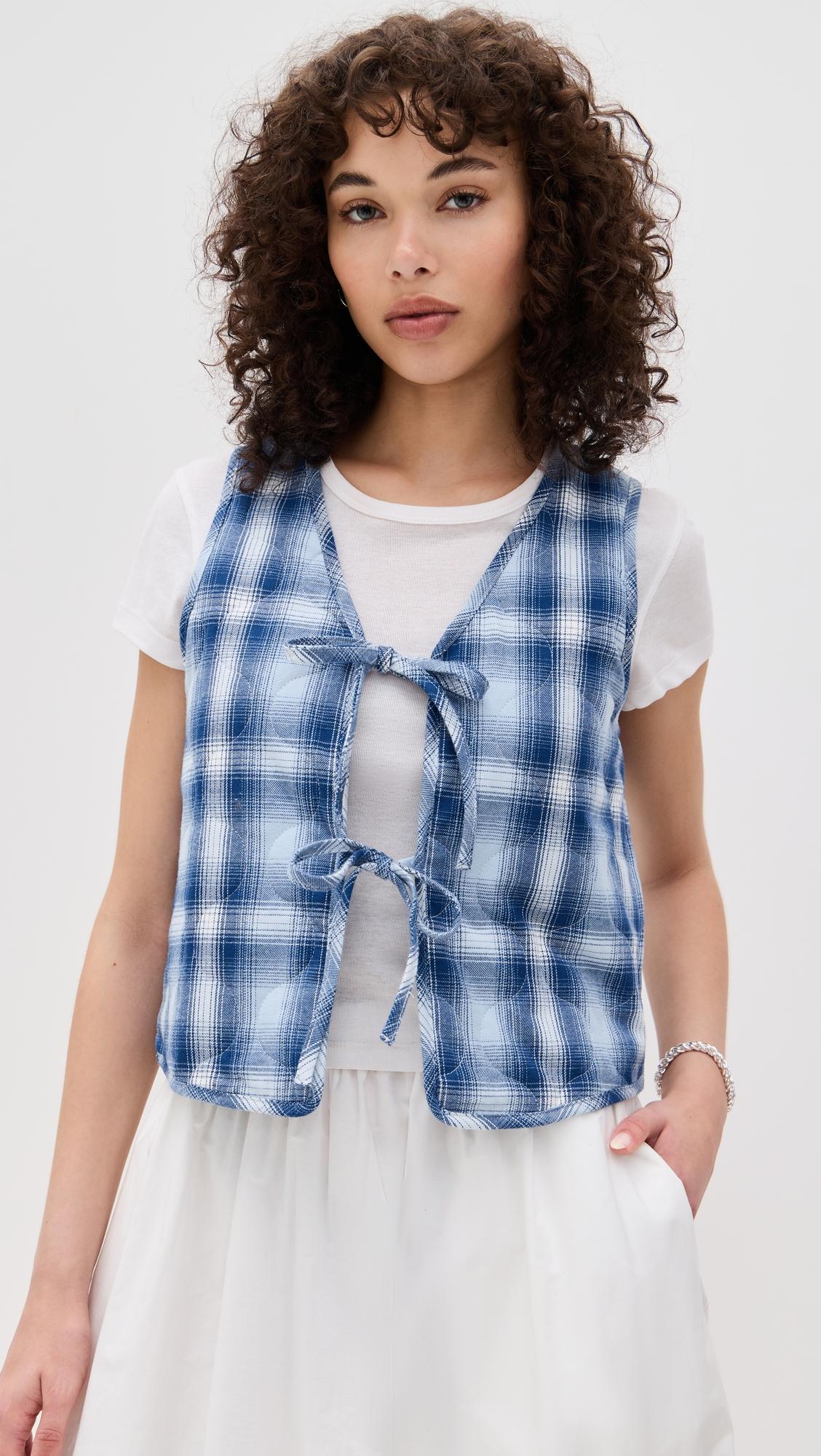 mario tie front waistcoat