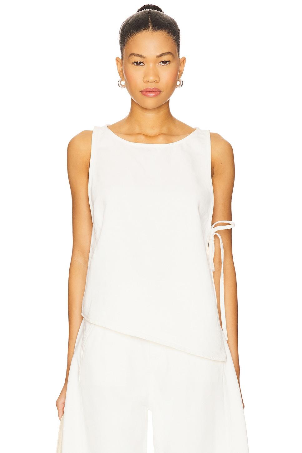 marion tencel side tie top