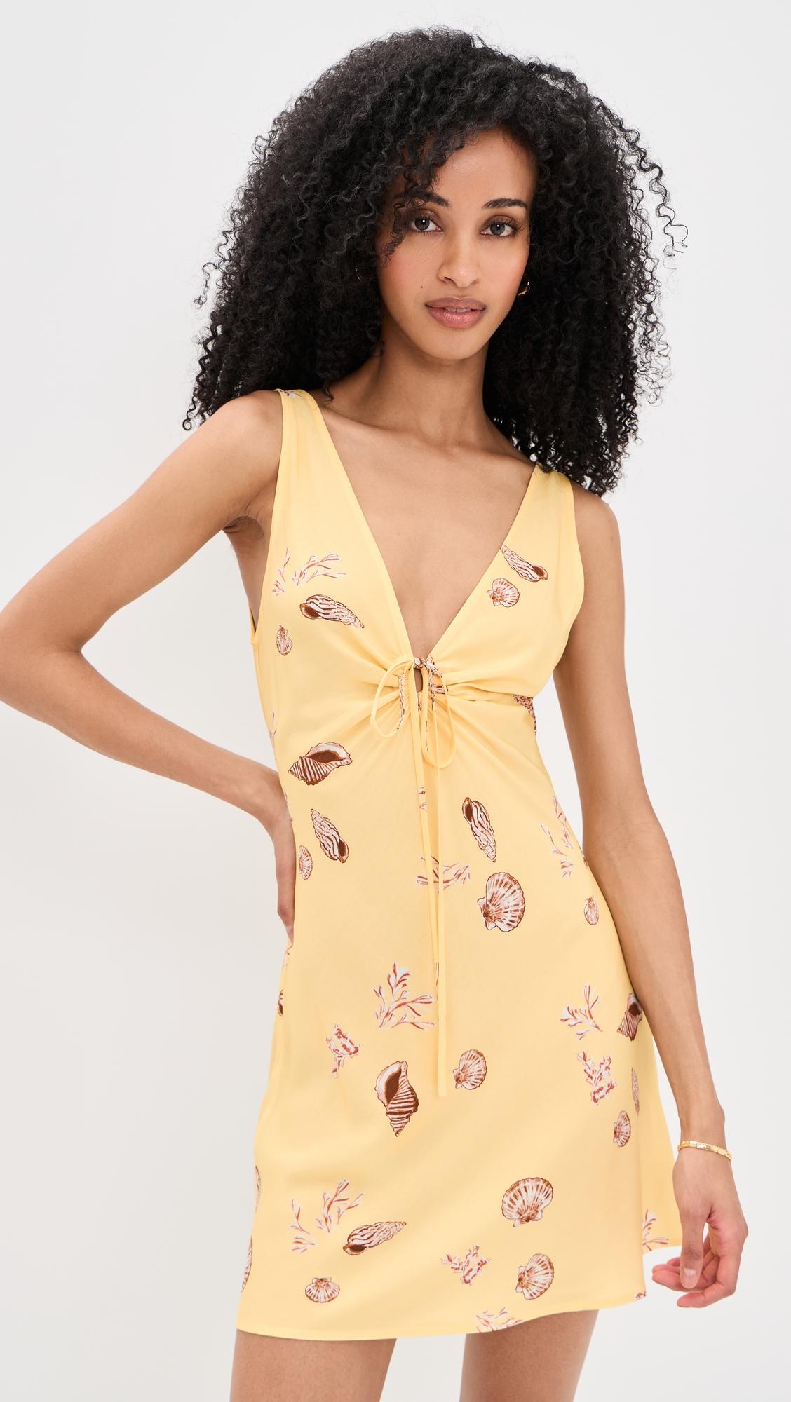marisol keyhole mini dress