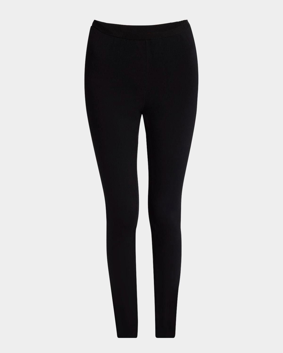 marisol rib-knit pull-on pants