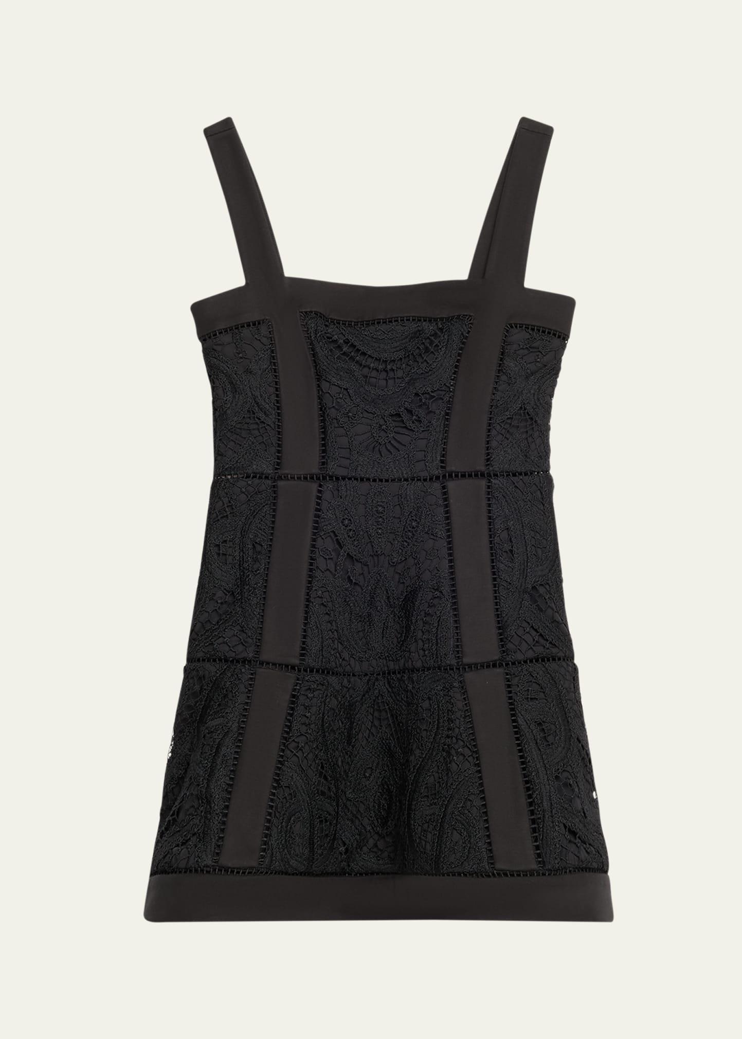 mariyah a-line lace mini dress