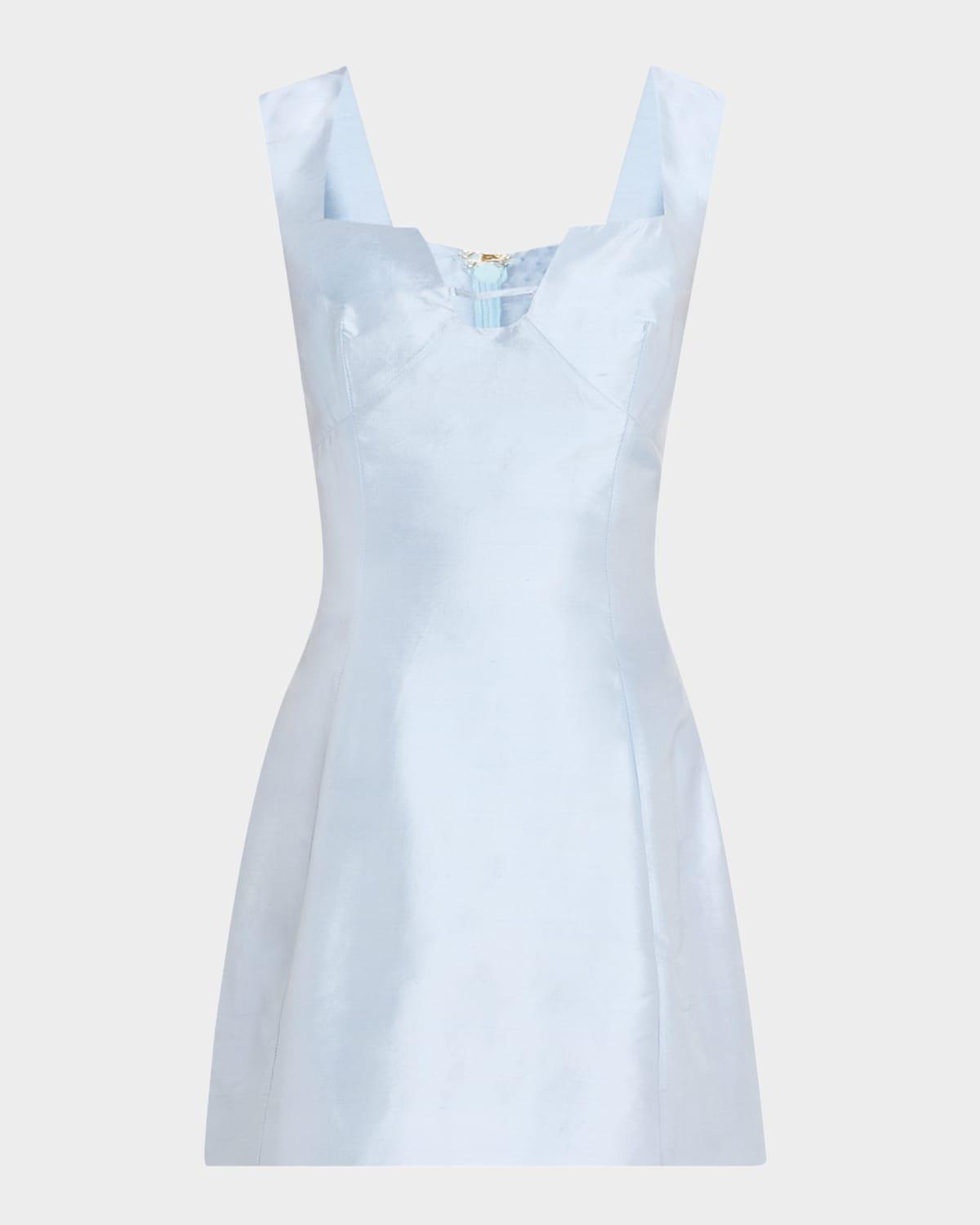 mariza silk mini dress
