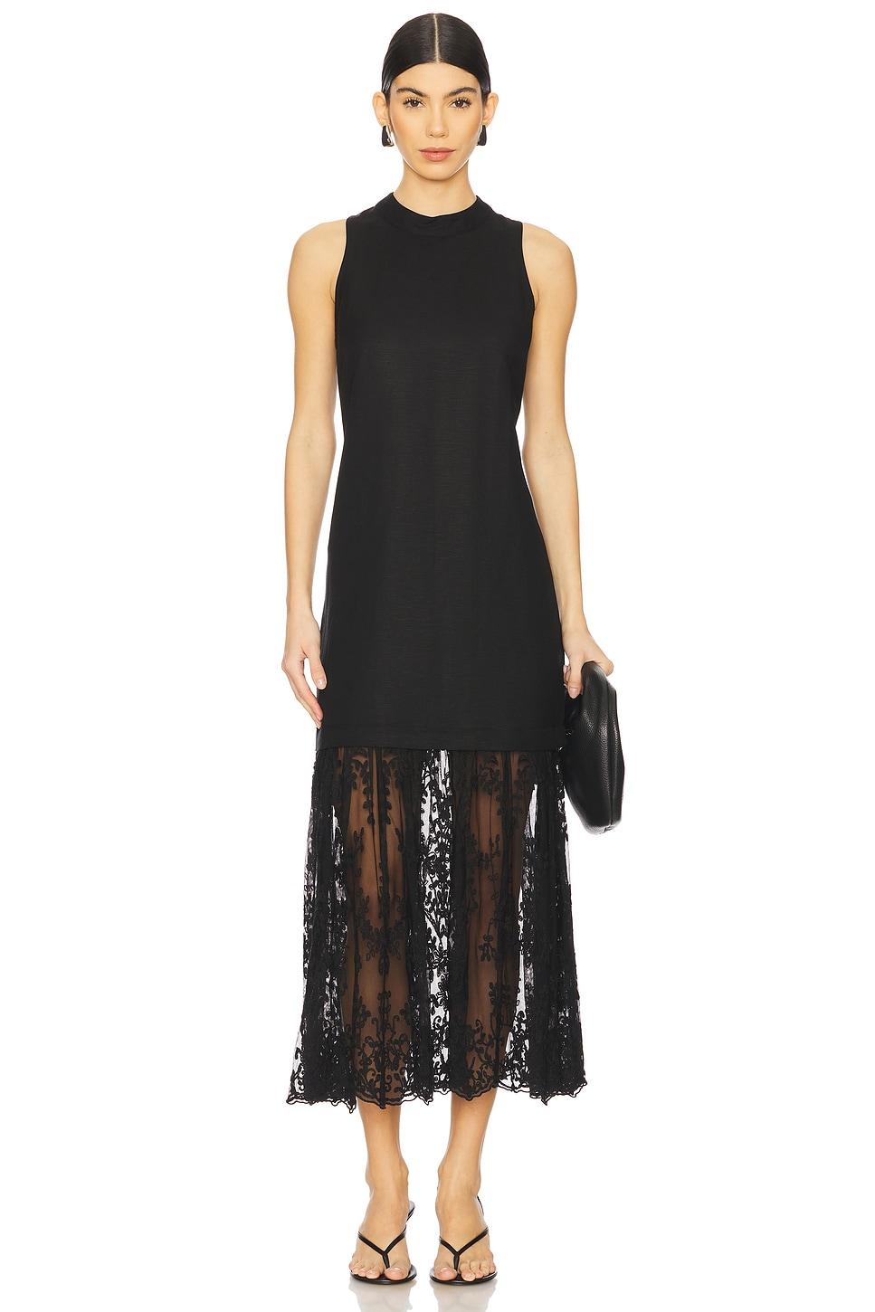marja embroidery mesh tank dress