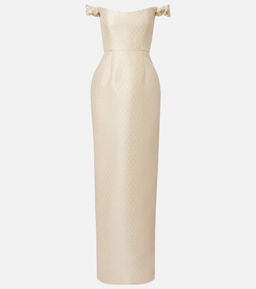 markarian bridal yolanda brocade off