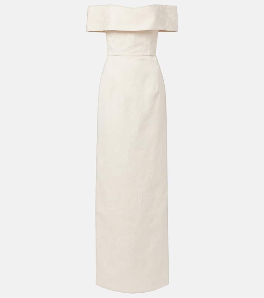 markarian clover brocade gown