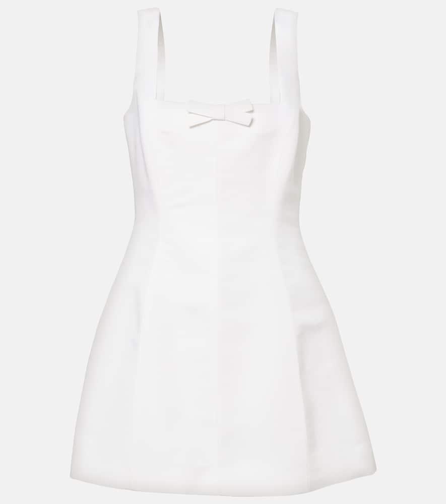 markarian corinne silk faille minidress