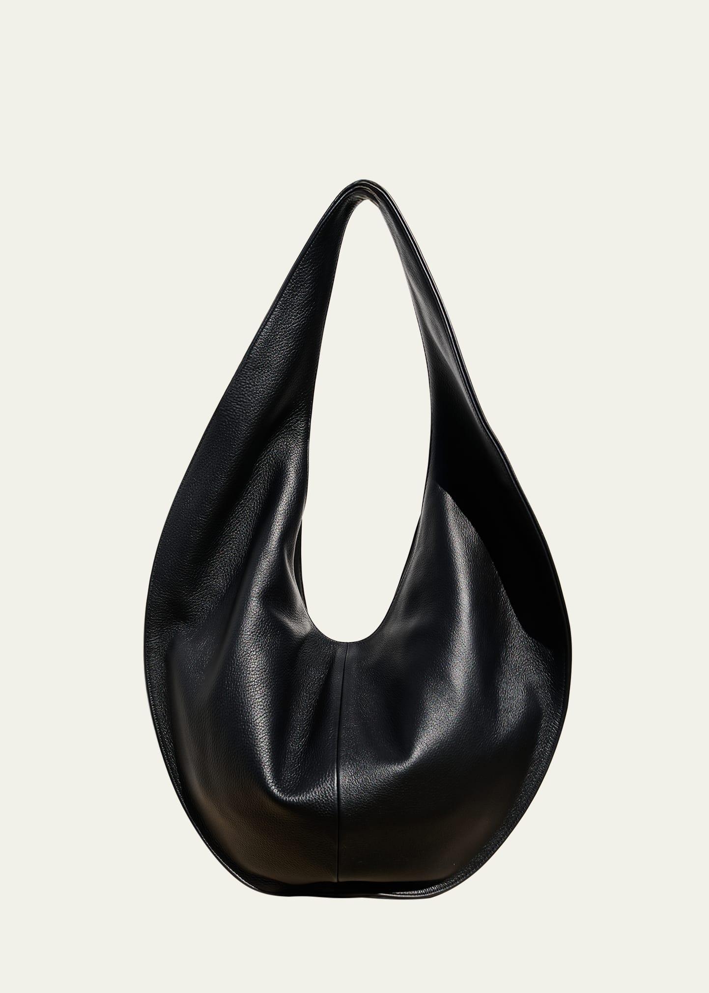 market pebble leather tote bag