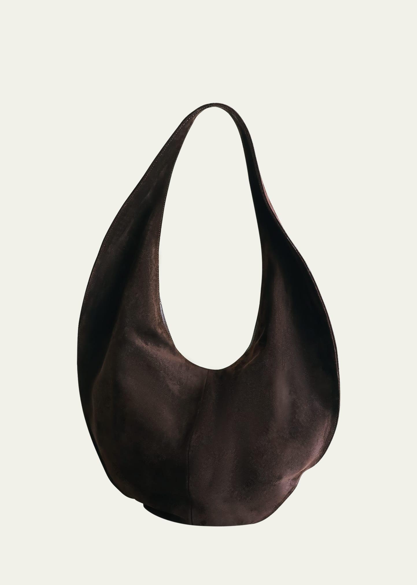 market suede tote bag