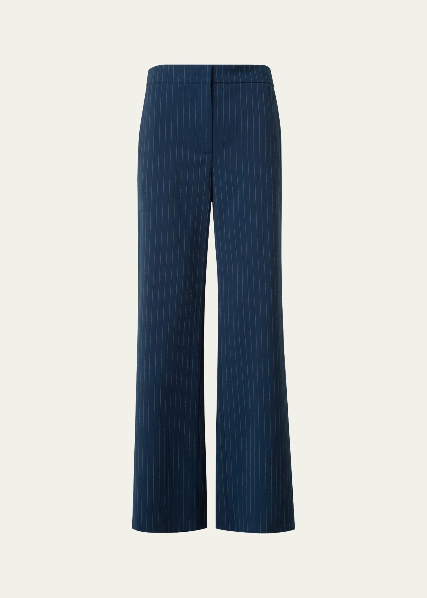 marlon striped cool wool crepe pants