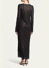 marlowe sequined long sleeve dress