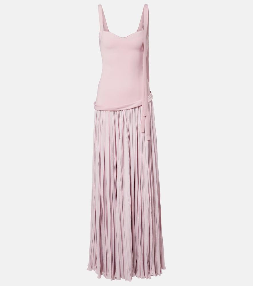 marmar halim ana crêpe and chiffon gown
