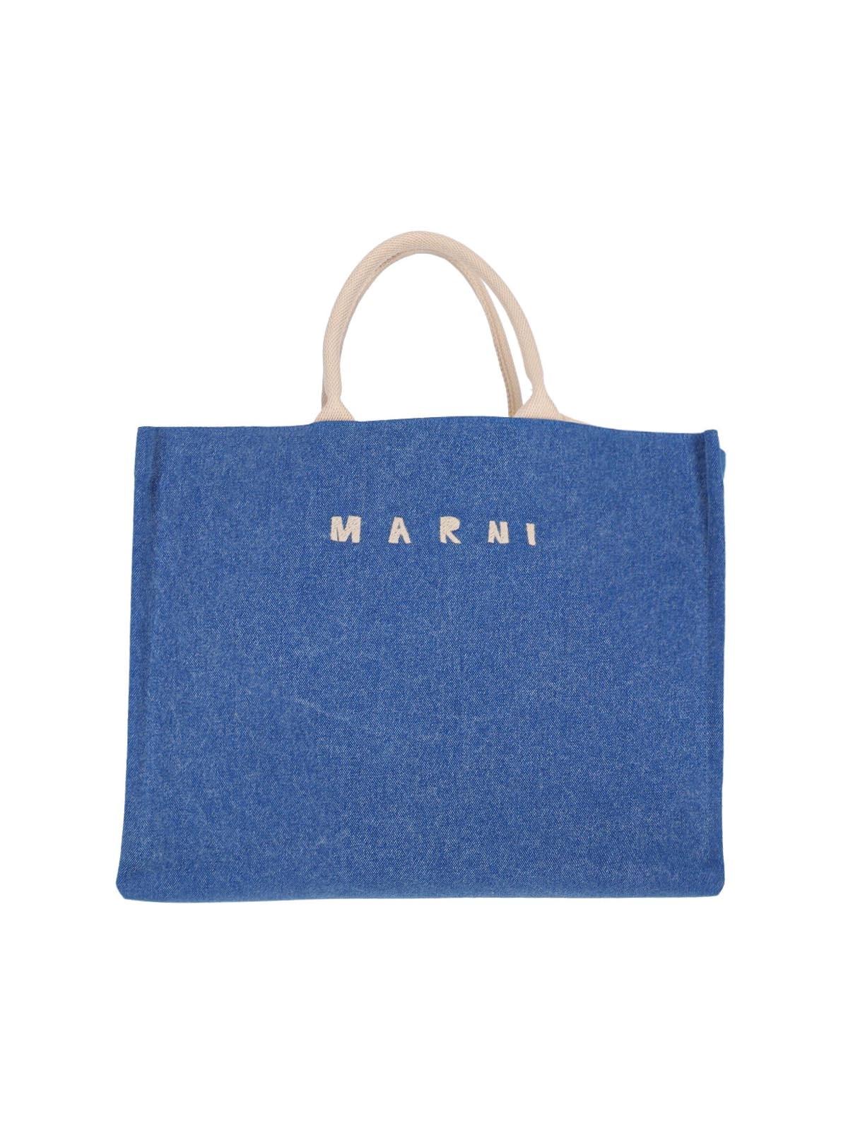 marni 'east/west' large tote bag