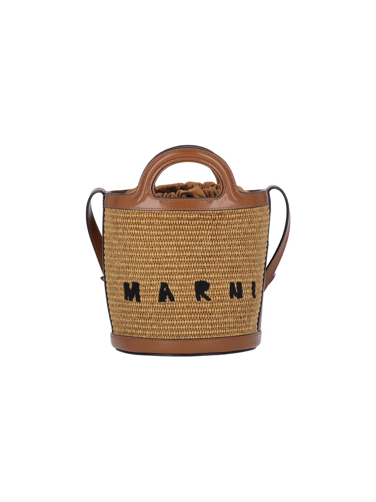 marni bags beige cotton - women