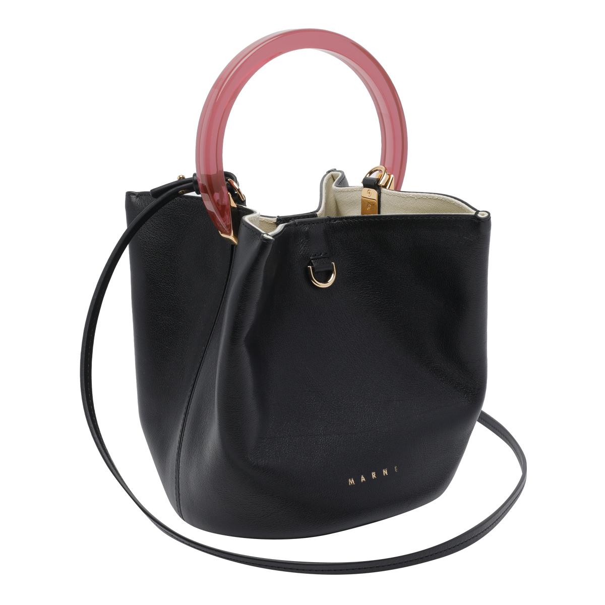 marni bags black calf leather - women