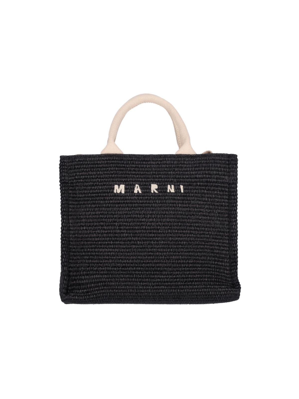 marni bags black cotton - women