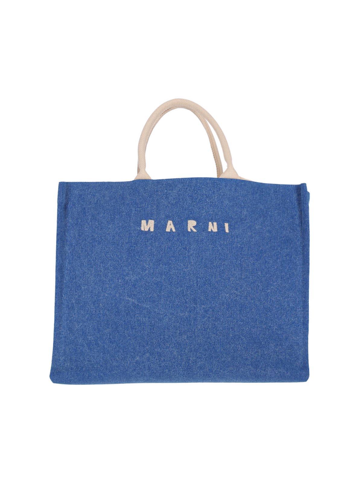 marni bags blue body: cotton - women