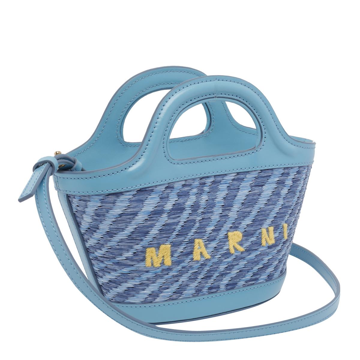 marni bags blue polyamide polyester - women