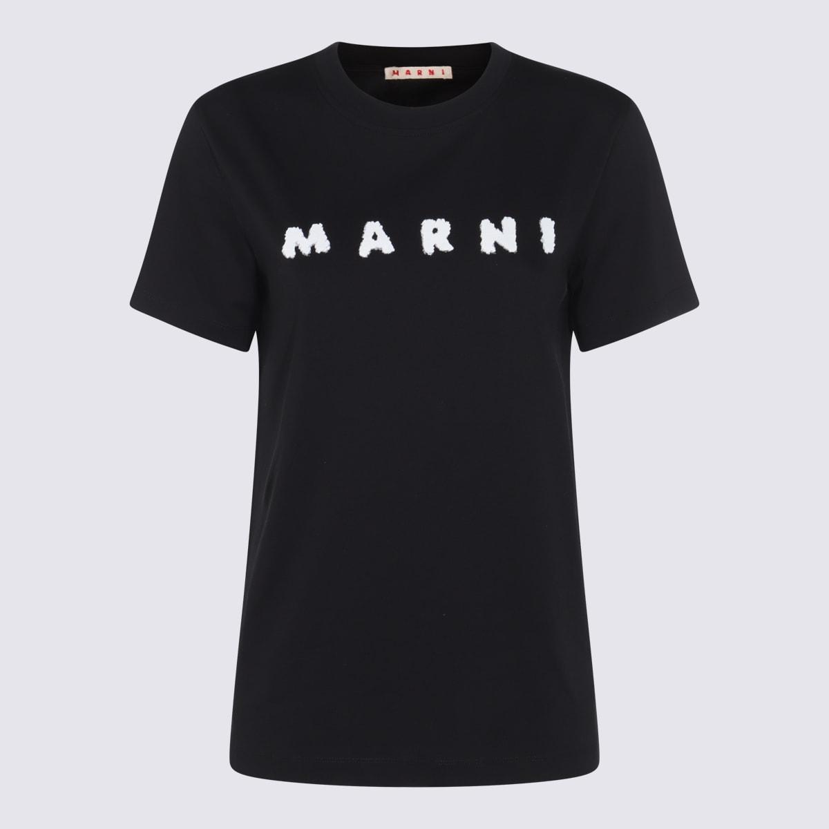 marni black cotton t-shirt