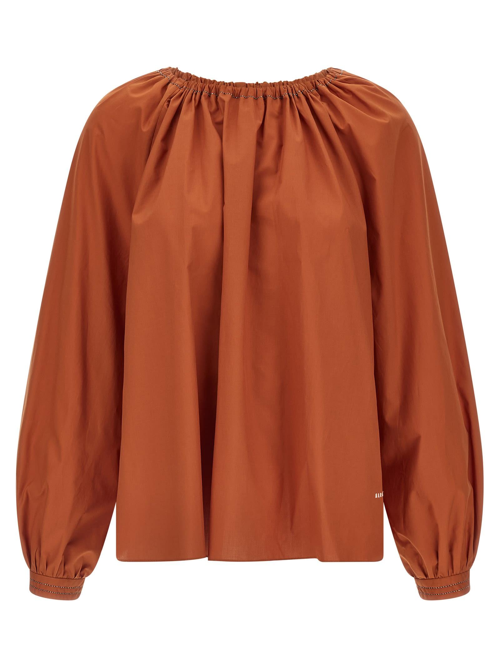 marni boat neck blouse
