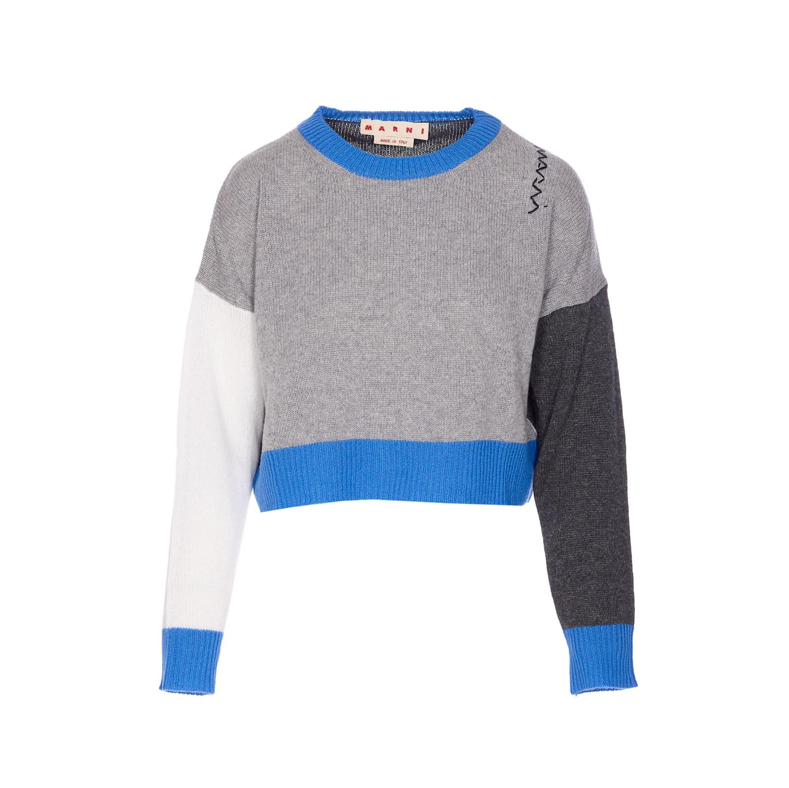 marni colour block sweater