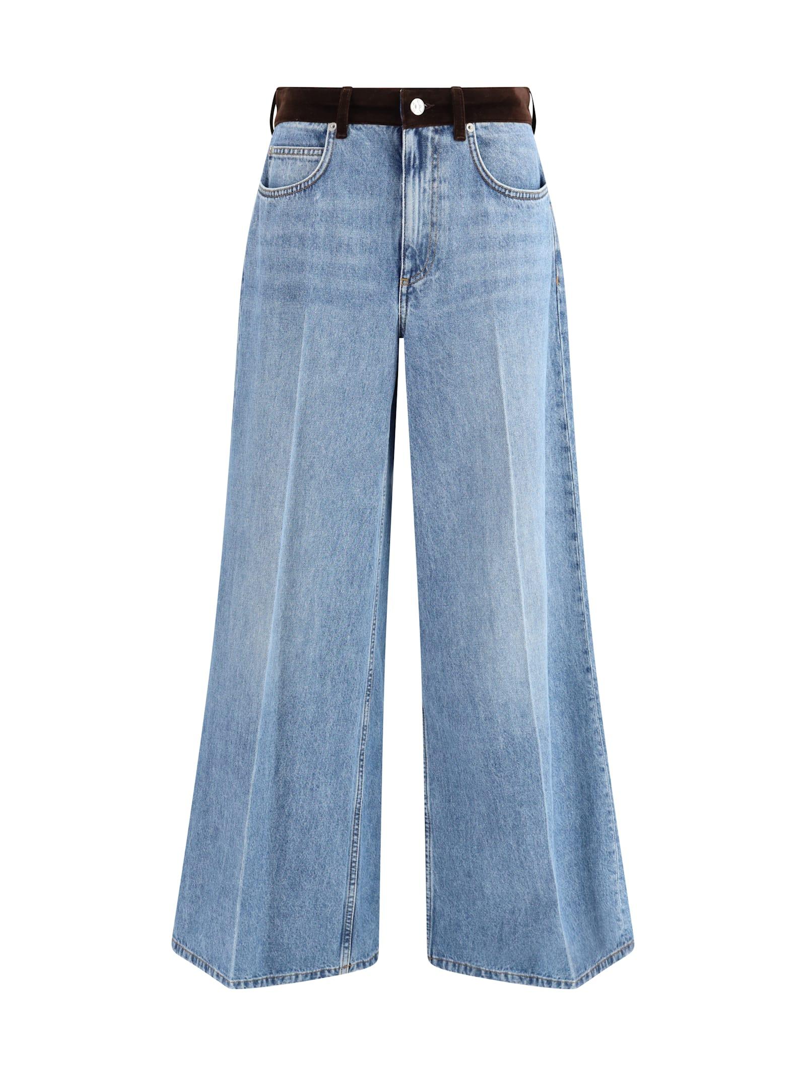 marni cotton pants with contrasted waistband