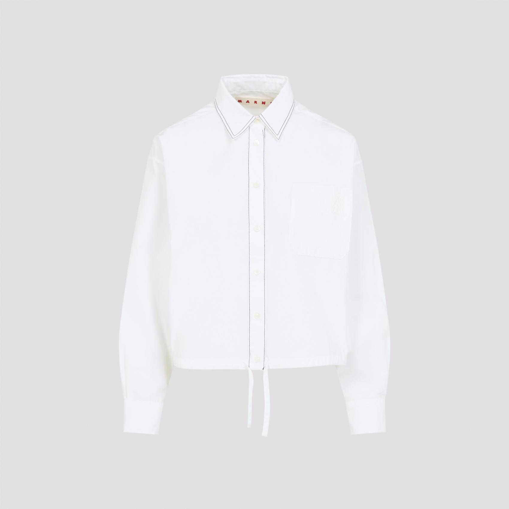 marni cotton shirt white - women