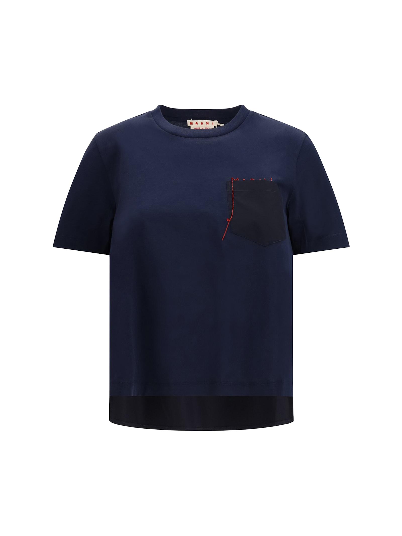 marni embroidered logo t-shirt
