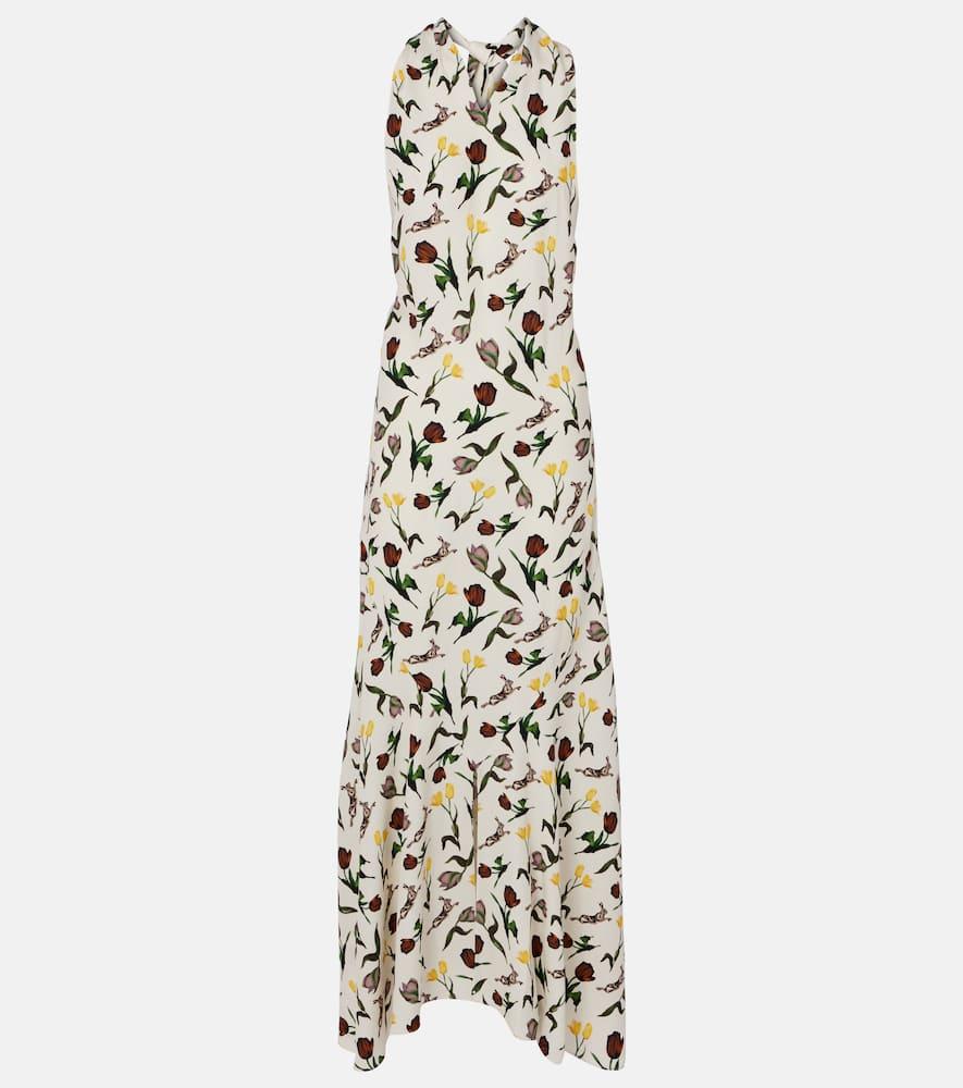 marni floral poplin maxi dress